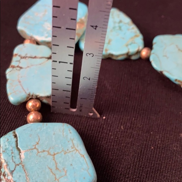 Navajo made Sterling silver & Turquoise necklace - Picture 7 of 8